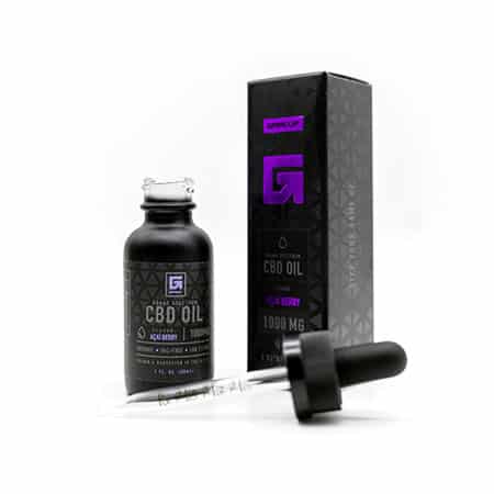 Game Up Nutrition 1000mg Açaí Berry CBD Oil (Broad Spectrum) Tincture