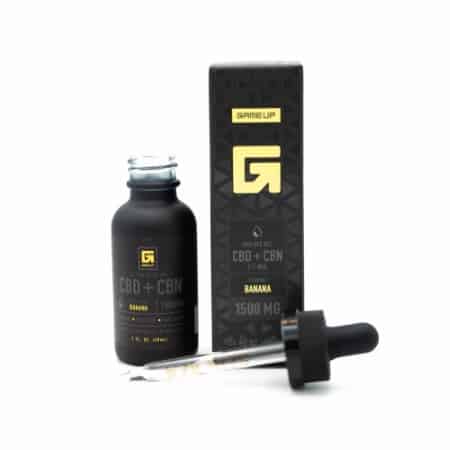 Game Up Nutrition 1500mg Banana CBD+CBN Oil (Isolate) Sleep Aid